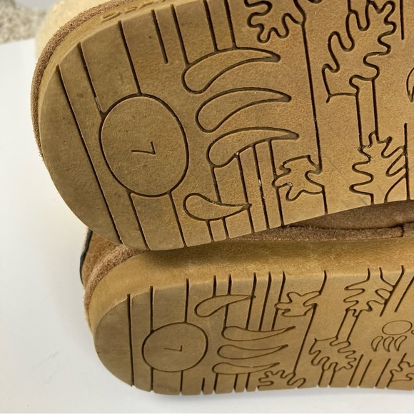 Bearpaw Abby Sheepskin Lined Hickory Winter Boots Ankle Buckle Size 7 - Picture 14 of 16